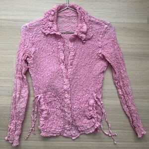 RARE PINK ISSEY MIYAKE TOP